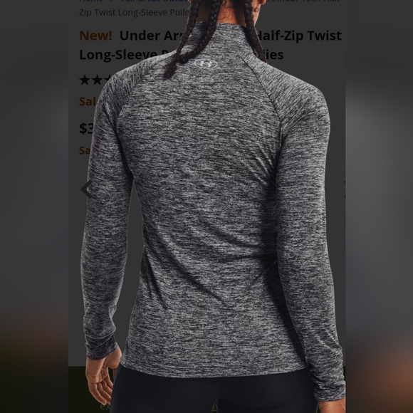 New! Womens Under Armour Tech 1/2 Zip-Twist Medium - Picture 3 of 5